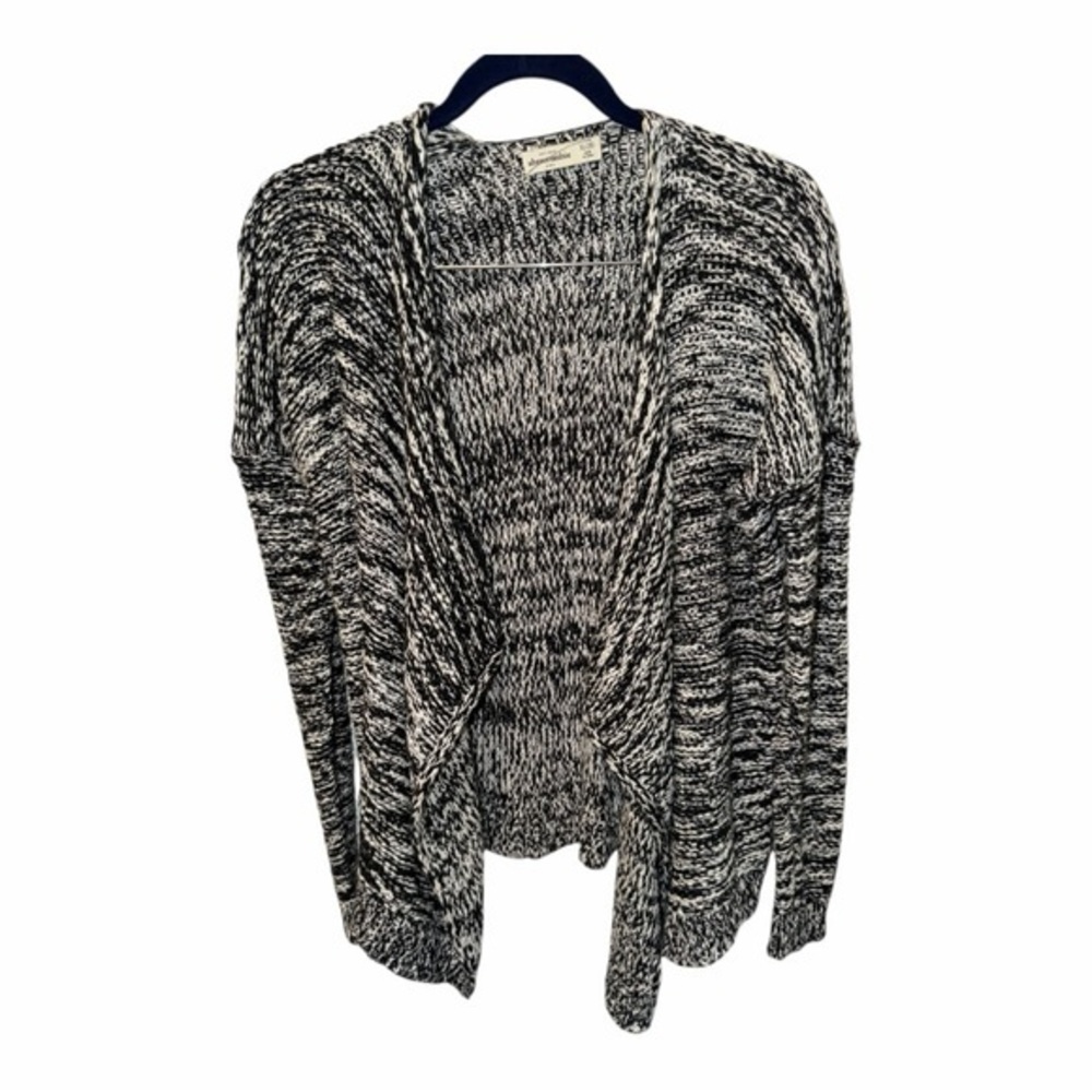 Abercrombie Kids Black and White Knit Cardigan